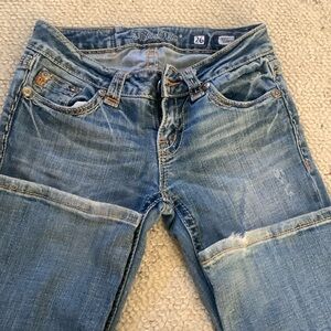 Miss me jeans size 26 boot cut, has some imperfection near the pockets